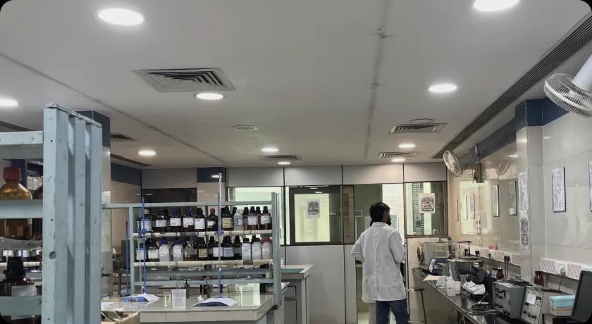 Government approved medicine testing laboratory